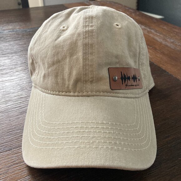 Life's An Adventure, Enjoy The Ride Soundwave Vintage Washed Beige Hat - Picture 1 of 4